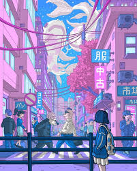Illustrator Daniele Turturici Illustration Artwoonz Anime Scenery Wallpaper Vaporwave Art Anime Scenery Collection by natasha shah • last updated 3 weeks ago. anime scenery wallpaper vaporwave art