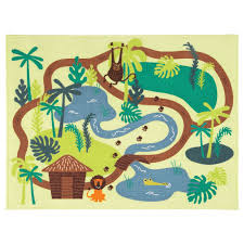 Ikea Djungelskog Rug Low Pile Play Rug Kids Rugs Rugs