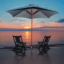 2 Chairs On The Beach Sand Surfing Beach Sunset Beach Scenes