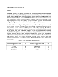Untuk memahami dengan tepat apa yang dimaksudkan. Soalan Pengiraan Cukai