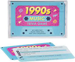 Use fun trivia questions to energize your next party or family gathering. Buy Ridley S 1990s Music Trivia Card Game Quiz Game For Adults And Kids 2 Players Includes 40 Cards With Unique Questions Fun Family Game Makes A Great Gift Online In Indonesia B07tpq131j