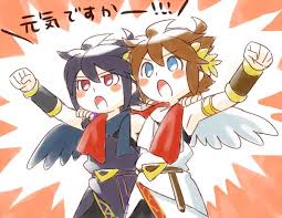 Skyworld Rara Xd Pit And Pittoo Kid Icarus Uprising Kid Icarus Kid Icarus Uprising Anime
