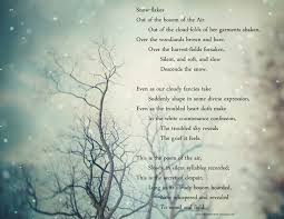 Robert Frost Stopping By Woods On A Snowy Evening Summary Snowflakes Henry Wadsworth Longfellow Talk About Differnt Emotions Snow Might Evoke Weather Quotes Poetry Words Great Poems