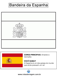 Pôr do sol em sevilha. Para Imprimir Bandeira Da Espanha Para Colorir Preto E Branco