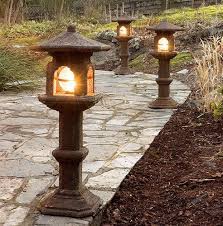 Japanese Lamp Light Not Included Japanese Garden Garden Lanterns Japanese Garden Design