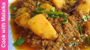 Aloo Keema Recipe Delicious Keema Aloo قیمہ آلو Cook With Malaika Youtube Keema Recipes Healthy Recipes Masala Recipe
