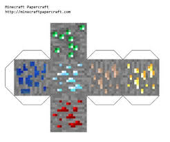lots of ore paper crafts minecraft minecraft redstone