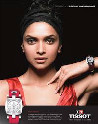 rebecca black blog: Deepika Padukone Tissot Watches Photo Shot
