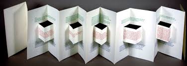 Naughty Dog Press Accordion Book Accordian Book Folded Book Art