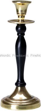 Nuptio candlestick holders taper candle holders, 2 pcs candle stick holders set, gold & black brass candlestick holders set table decorative modern candle holders for tapered candles (s + l) 4.8 out of 5 stars. Greengate Kerzenstander Candle Holder Black Gold Plated H 26 Cm
