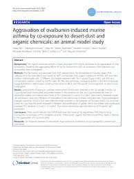 We did not find results for: Pdf Aggravation Of Ovalbumin Induced Murine Asthma By Co Exposure To Desert Dust And Organic Chemicals An Animal Model Study