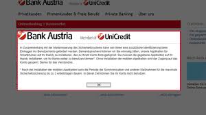 Überweisungen tätigen, kontostände anzeigen lassen, umsätze im blick behalten, daueraufträge einrichten. Watchlist Internet Warnung Fur Bank Austria Kunden Betrugsversuch Beim Online Banking