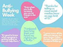 4 celebrities bullying news (celebrities'bullied story page ). Anti Bullying Week 2017 In Pictures By One Day Creative