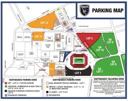 Stanford Stadium Parking Map San Jose Earthquakes