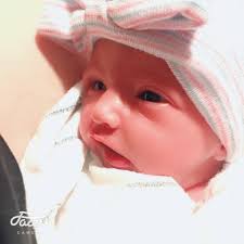 Everleigh Grace Burndred born April 18 2019 8 weeks early now fits her  Flames Hat Go Flames Go🔥🔥🔥