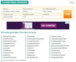 Use this awesome catchy youtube name generator to get a completely unique result. Good Youtube Names Generators How To Brainstorm