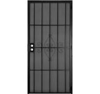 Unique Home Designs 36 in. x 80 in. Su Casa Universal Black Surface Mount  Steel Security Door with Expanded Metal Screen 5SH202BLACK36 - The Home ...