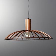 Mermelada Large Wood Cage Pendant Light