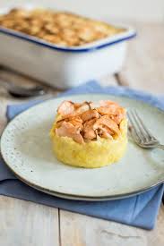 Parmentier Mit Lachs Und Blumenkohl Auflauf Fur Kinder Franzosisch Kochen By Aurelie Bastian Franzosisches Essen Franzosisch Kochen Leckeres Essen