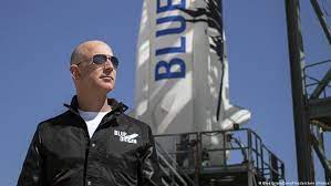 Blue origin's new shepard rocket launches the crew capsule rss first step on an uncrewed suborbital test flight from the company's launch site one in west texas on april 14, 2021. Blue Origin Bidder Pays 28 Million To Visit Space With Jeff Bezos News Dw 13 06 2021