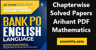 Computer questions for mca entrance exam 2019,2020. Chapterwise Solved Papers Bank Po Arihant Pdf Mathematics Examtrix Com