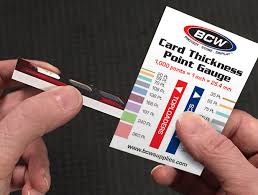 what thickness of card holder do i need bcw supplies blog