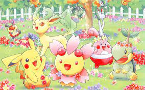 Photos Pokemon Cute Minitokyo Pok Mon Spring Wallpaper Hq Pokemon Backgrounds Cute Pokemon Wallpaper Hd Anime Wallpapers