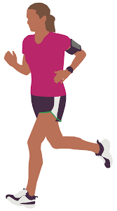 Woman Running Ilustracoes Ilustracao Desenho Grafico
