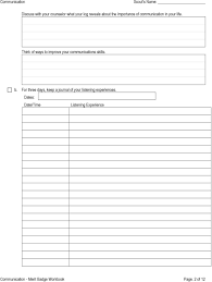 Communication Merit Badge Workbook Pdf Free Download