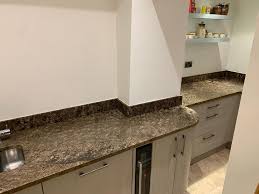Light grey kitchen with white quartz worktops farnborough. Kitchen Worktops In Abbotts Langley Granite Corian Quartz