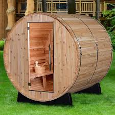 Almost Heaven Saunas Morgan 4 Person Barrel Steam Sauna Barrel Sauna Outdoor Sauna Steam Sauna