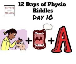 Day 10of 12 Days Of Physio Riddles Whats Your Answer And Tag Your Friend To See If They Can Get It Physioriddles Physical Therapy Memes Riddles Physio