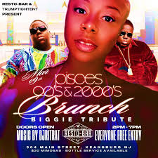 Save the date! Celebrating Jorie Monroe down in Keansburg at Resto-bar At  Nappy's 3/9/24. No cover charge! Music by Ritrat Williams Come have brunch  with us “Biggie Edition”.