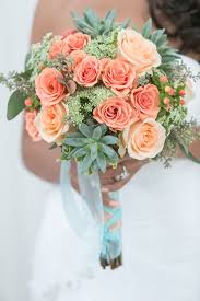 Mustard, slate, and seafoam green. 45 Coral Wedding Color Ideas You Don T Want To Overlook My Deer Flowers