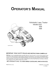 If you closely inspect the leading of the mower deck on your mtd riding mower you will see a pulley mounted to a square plate. Mtd 13af608g062 User Manual Lawn Tractor Manuals And Guides L0403355