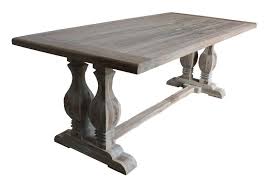 Dining Table Trento Old Grey Wash Teak 33 Gray Dining Table By Www Laprovence Furniture Com Grey Dining Tables Dining Table Lacquer Dining Table
