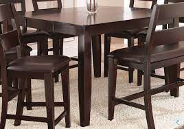 All piece of this set are made of high quality wood. Victoria Dark Espresso Extendable Rectangular Counter Height Table From Steve Silver Vc900pt Coleman Furniture