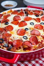 Pepperoni Pizza Casserole Recipe Recipes Pepperoni Pizza Casserole Food