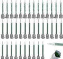 40 Pieces Epoxy Mixing Nozzle Tip Resin Mixer Adhesive Gun Applicatior for  50ml/1.7oz(16-Element, 3.62inch, 1:1 & 2:1 ratios)