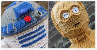 Maybe you would like to learn more about one of these? Amazing Life Sized C3p0 R2d2 Crocheted For Star Wars Themed Yarn Bombing Knithacker