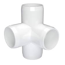 1 1 4 4 Way Pvc Tee Fitting Furniture Grade