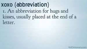 Xoxo Definition Youtube