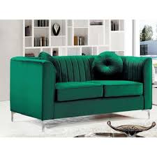 Willa Arlo Interiors Henley Chesterfield Loveseat Upholstery Color Green Meridian Furniture Furniture Sofa Upholstery