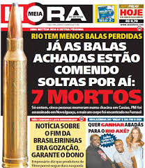 Capa Do Jornal Meia Hora De Hoje Pin Em Dr No