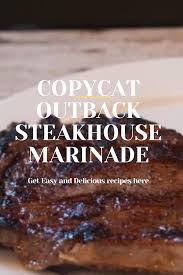 Copycat Outback Steakhouse Marinade Healthy Recipes Recipe In 2020 Top Sirloin Steak Recipe Sirloin Steak Recipes Air Fryer Recipes Steak