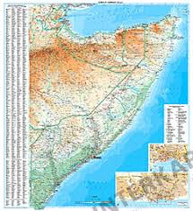 Somalia is a country of 10,112,453 inhabitants, with an area of 637,657 km2, its capital is mogadishu and its time zone is africa/mogadishu. Somalia Landkarte Als Poster 94 X 86cm