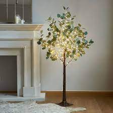 Indoor tree with lights