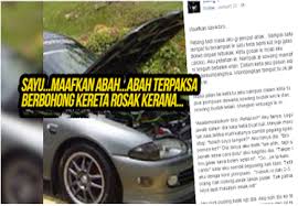 Kereta saya tak rosak pun bro. Terpaksa Berbohong Kereta Rosak Kerana Sayangkan Keluarga Bicara Hati Sharing Is Caring