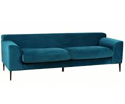 Maybe you would like to learn more about one of these? Canape Remini 3 Places Marque Hanjel Banquette De Salon En Velours Bleu Canard 83x90x220cm L Heritier Du Temps