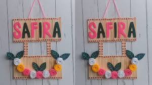 Dekorasi kamar tidur yang nyaman dan terhias indah membuat penghuninya bisa beristirahat dengan tenang. Diy Room Decor Cara Membuat Hiasan Kamar Anak Dari Stik Es Krim Youtube